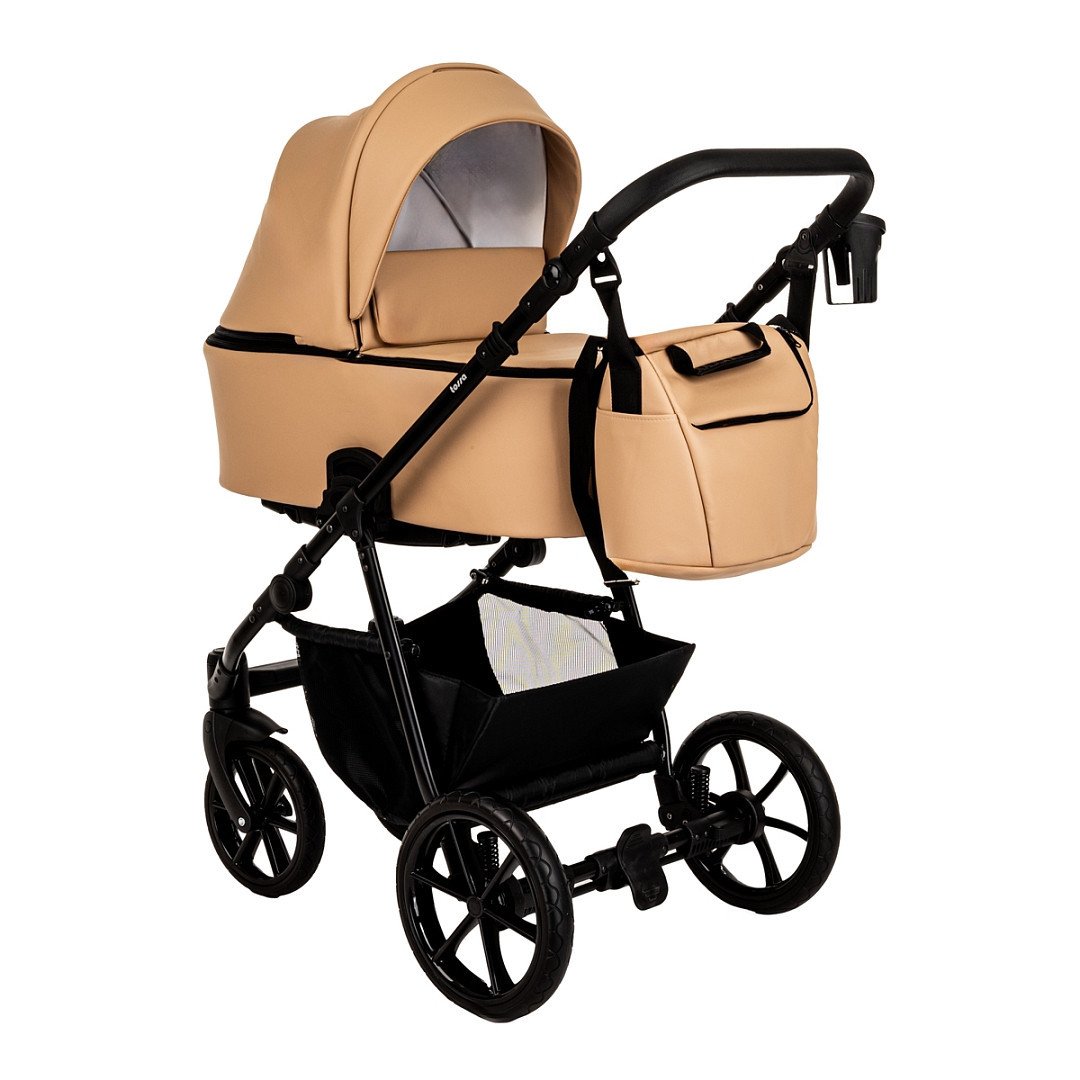 Универсальная коляска Pituso Tossa 2 в 1 (кожа, camel) - фото2