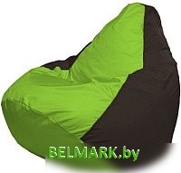 Кресло-мешок Flagman Груша Мега XXXL Г3.1-165 (салатовый/коричневый) - фото