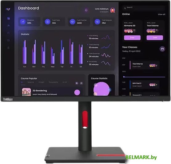 Монитор Lenovo ThinkVision T24i-30 63CFMATXUK - фото