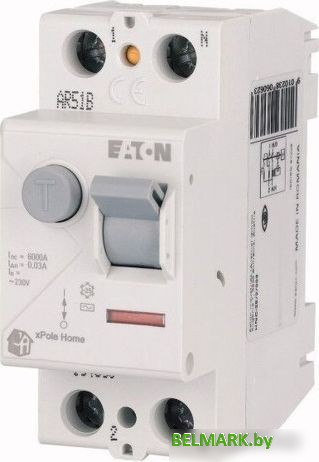 Устройство защитного отключения Eaton HNC-40/2/003 2P 40A 6kA 30mA АC 2M 194691 - фото2