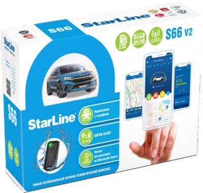Автосигнализация StarLine S66 BT GSM v2 2CAN+4LIN 2SIM - фото