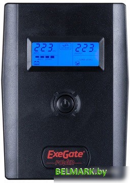 Источник бесперебойного питания ExeGate Power Smart ULB-800 LCD - фото2