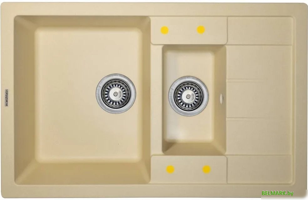 Кухонная мойка Ecoshtein Rechteck 781.5 (шампань) - фото