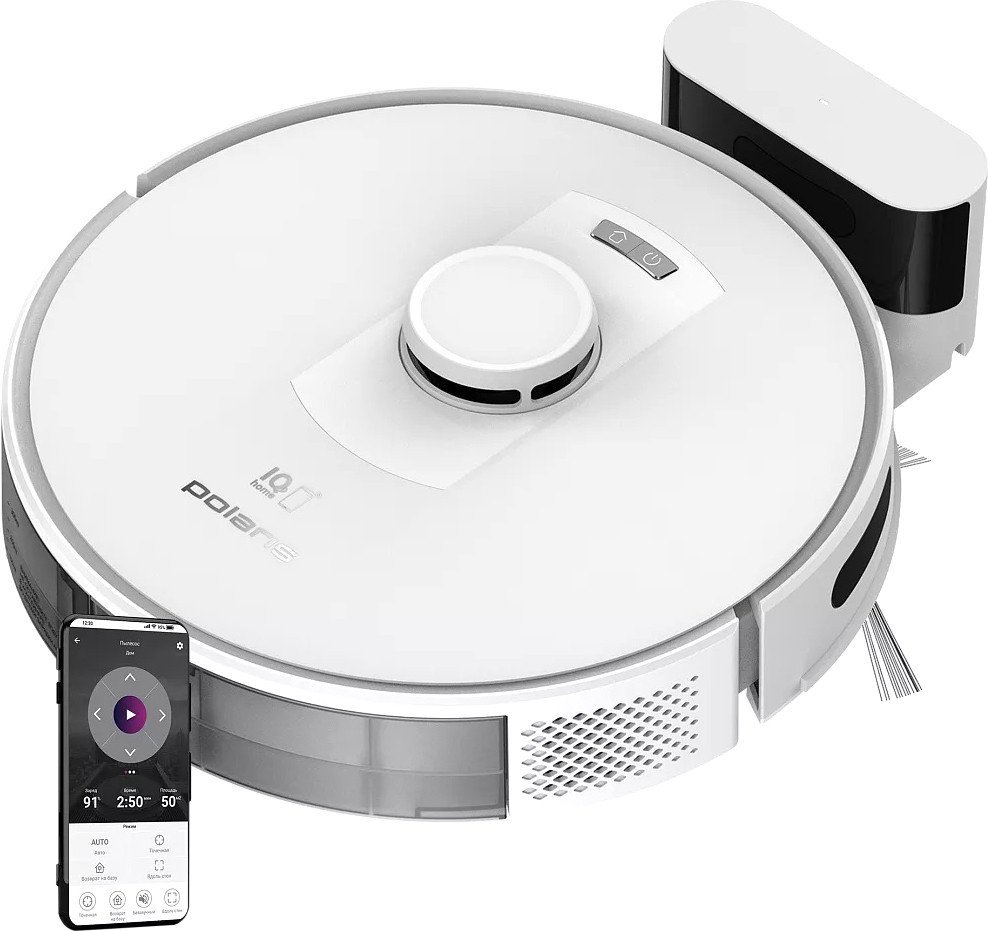 Робот-пылесос Polaris PVCR 5003 WI-FI IQ Home(белый) - фото