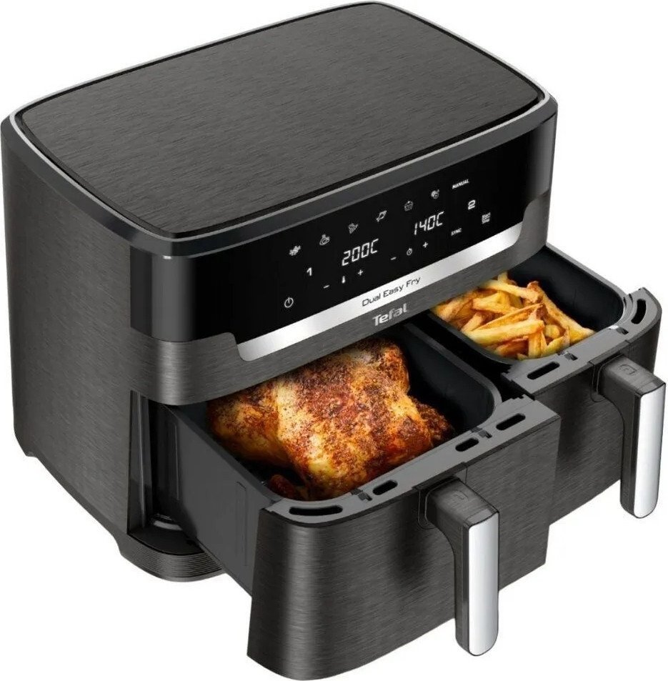Аэрофритюрница Tefal Dual Easy Fry EY942HE0 - фото2