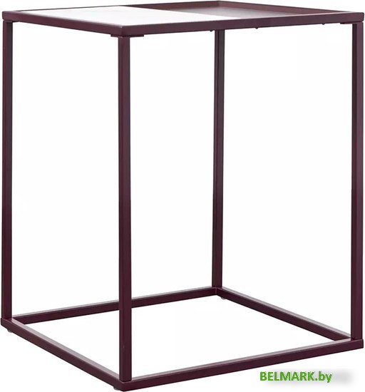 Журнальный столик Bergenson Bjorn Mayen BB0000486 (белый/сливовый) - фото