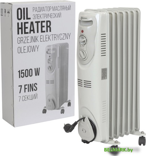 Масляный радиатор с вентилятором ForceKraft FK-YL-B08-7 - фото