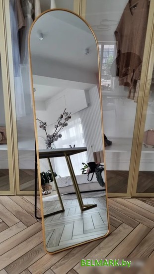 Зеркало A+T Home Decor Madesto 50x160см 445696 (золото) - фото2