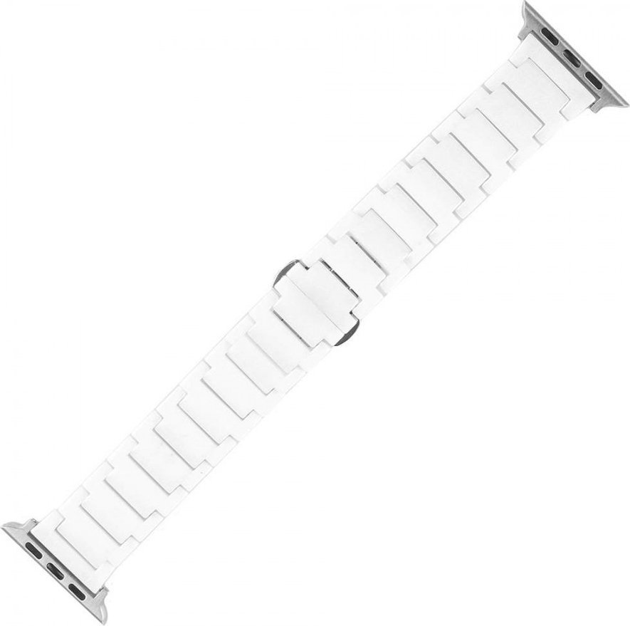 Браслет Rumi Ceramic для Apple Watch 42/44/45 мм (белый) - фото