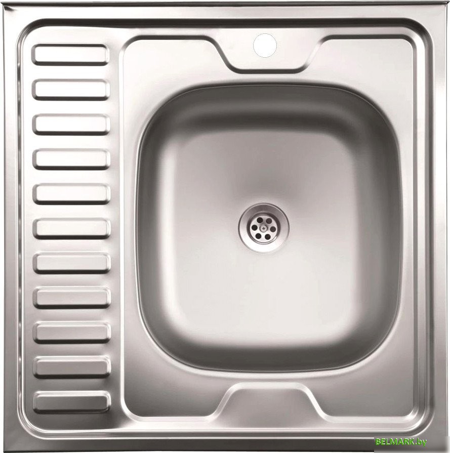 Кухонная мойка КромРус EC-409M RUS R (без сифона) - фото