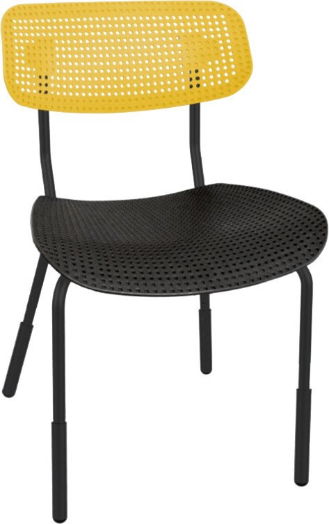 Детский стул Sheffilton SHT-S85PB-1 (черный/желтый/черный муар) - фото