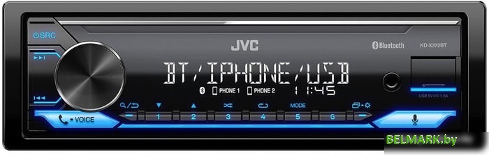 USB-магнитола JVC KD-X372BT - фото