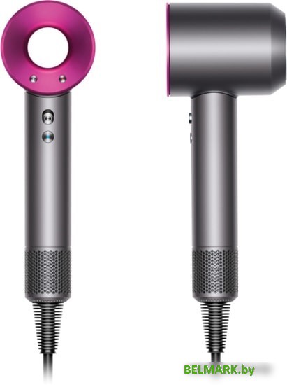 Фен Dyson HD07 Supersonic (с переходником на евровилку, фуксия) - фото