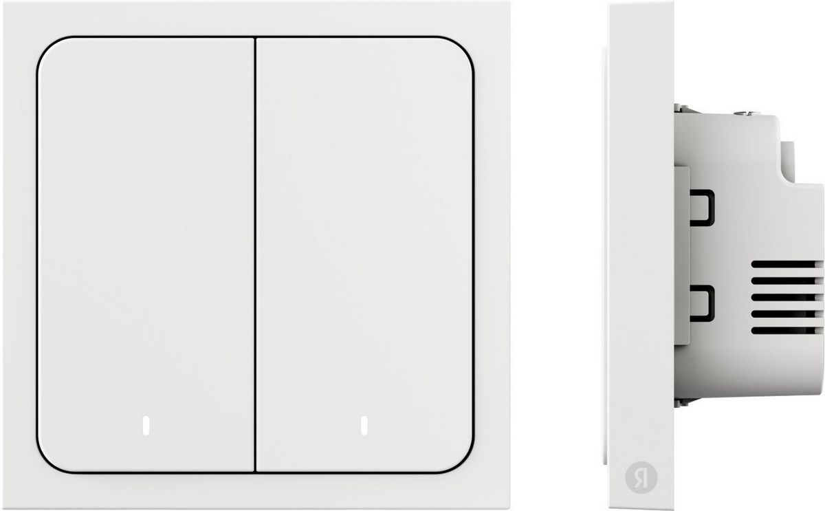 Выключатель Яндекс YNDX-00532 (2 клавиши) - фото