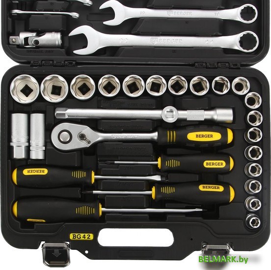 Универсальный набор инструментов Berger BG042-12 (42 предмета) - фото2