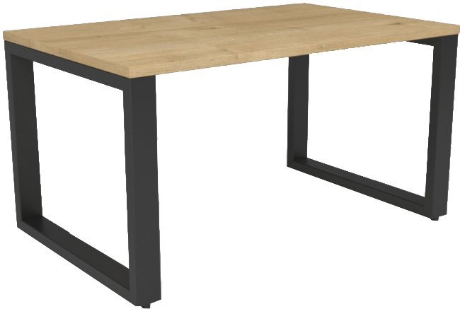 Журнальный столик Дабер 010 СЖ10.0.2.11 (черный/древесина натуральная) - фото