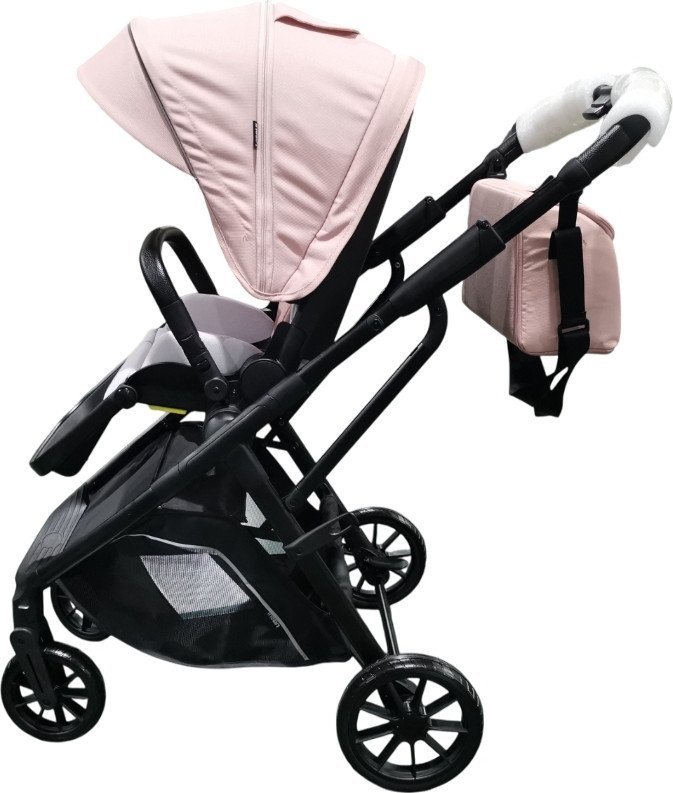 Коляска прогулочная «книга» Labalu Wave Q7 (розовый) - фото2