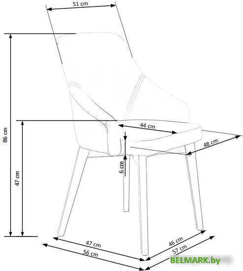Стул Halmar Toledo 3 (темно-зеленый monolith 37) - фото2
