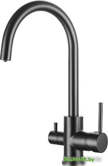 Смеситель Kaiser Merkur 26744-15 (вороненая сталь) - фото