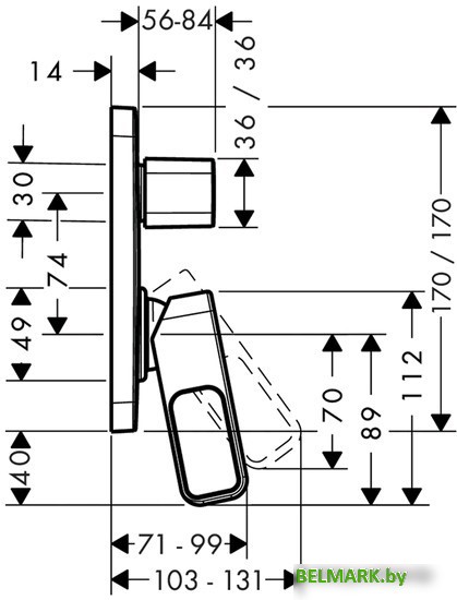 Смеситель Axor Urquiola 11425000 - фото2