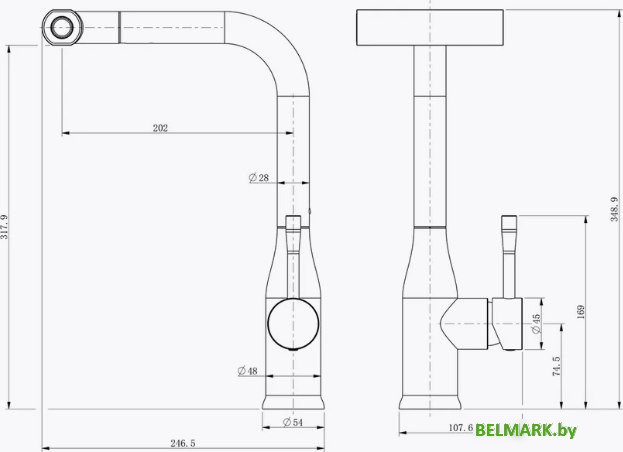 Смеситель Splenka S206.49.05 - фото