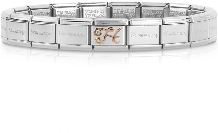 Звено для браслета NominatioN Буква H 430310/08 - фото2