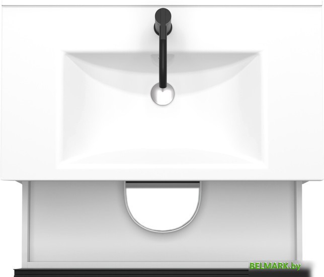 ЗОВ Тумба под умывальник Парма 100 P100LA0MAMC1B (аттик) - фото2