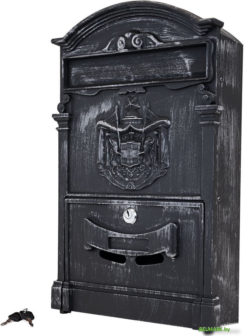 Почтовый ящик Аллюр №4010В (старое серебро) - фото