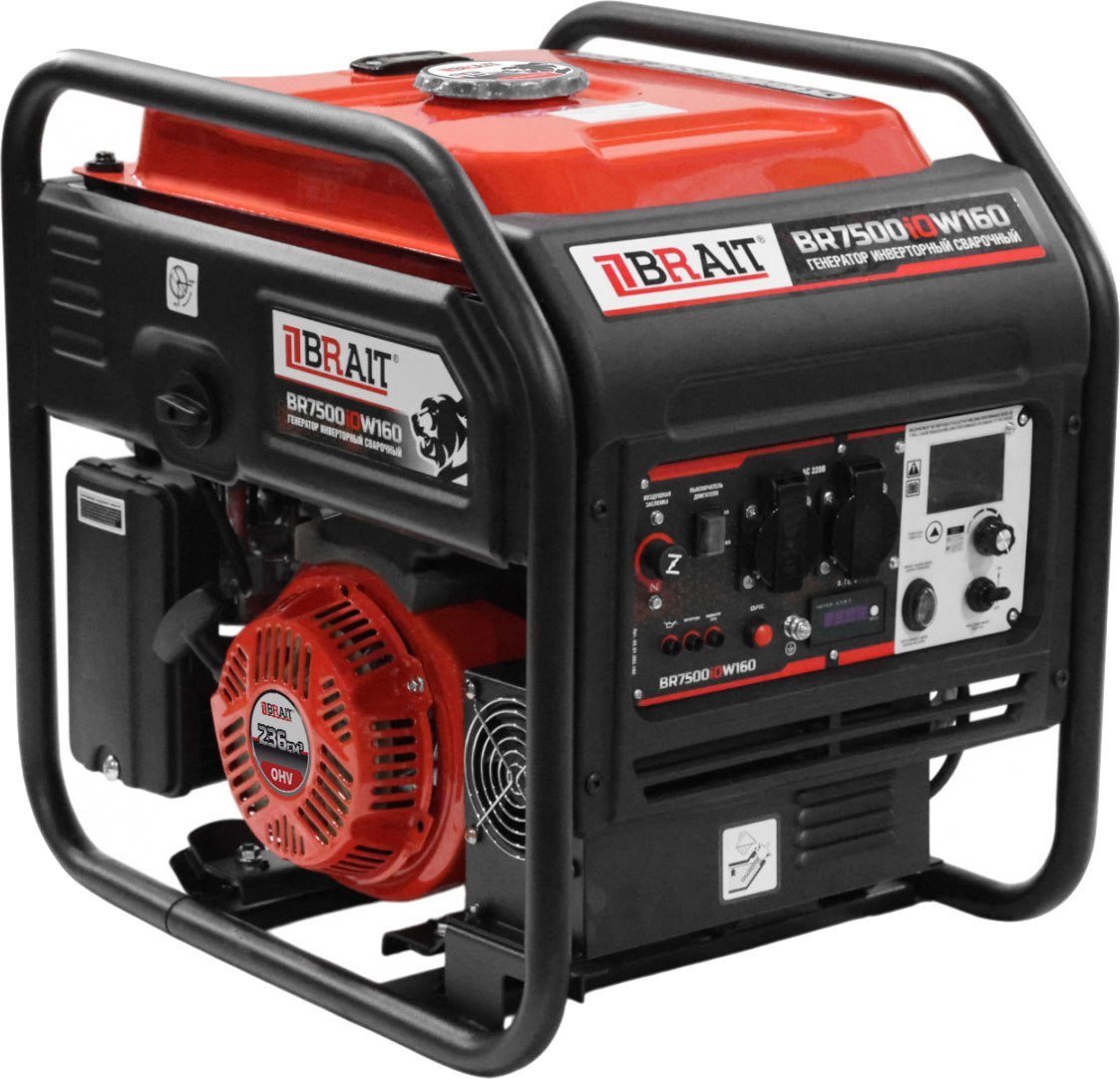 Бензиновый генератор Brait BR7500iOW160 - фото