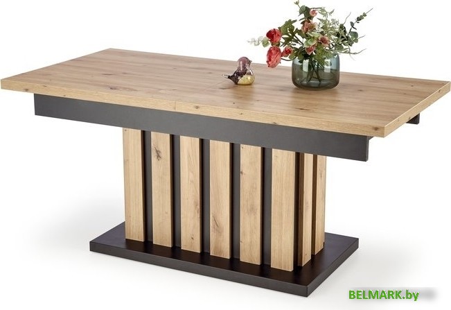 Стол-трансформер Halmar Baretti (дуб артизан/черный) - фото