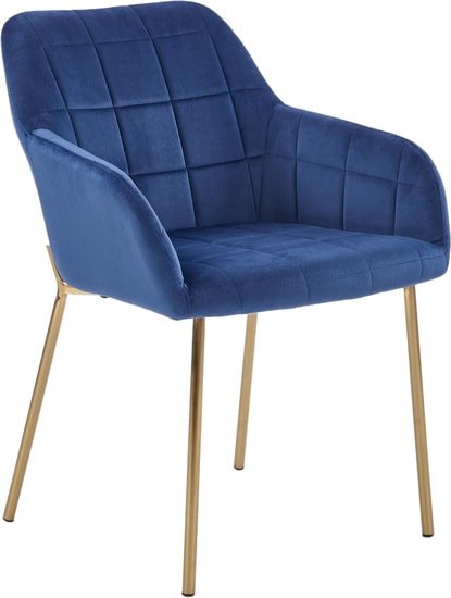 Стул с подлокотниками Halmar K306 (темно-синий) - фото