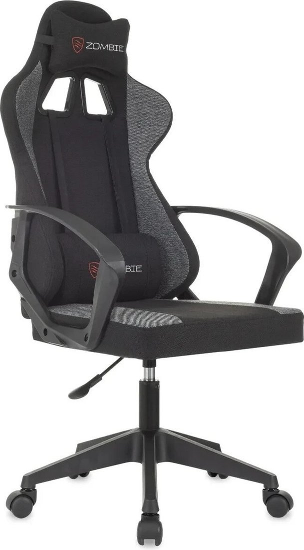Игровое (геймерское) кресло Zombie Carry (черный/серый) - фото