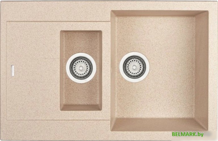 Кухонная мойка Longran Amanda AMG780.500 15 (sabbia/58) - фото