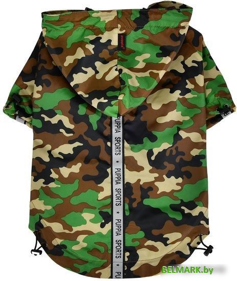 Дождевик для животных Puppia Base Jumper PEAF-RM03-NC-M (новый камуфляж) - фото