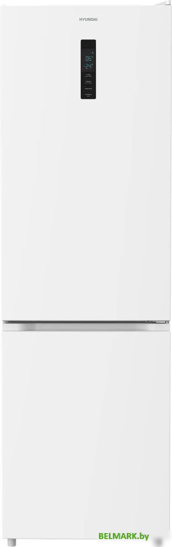 Холодильник Hyundai CC35083F (белое стекло) - фото