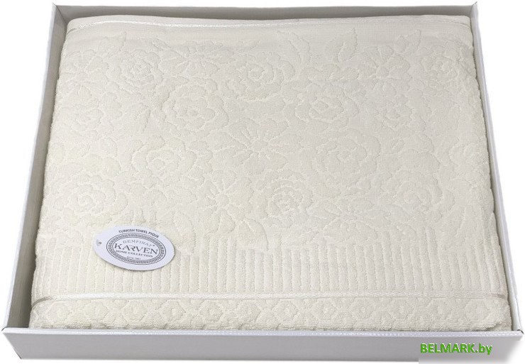 Плед Karven Rose Евро P 959 v1 (кремовый) - фото