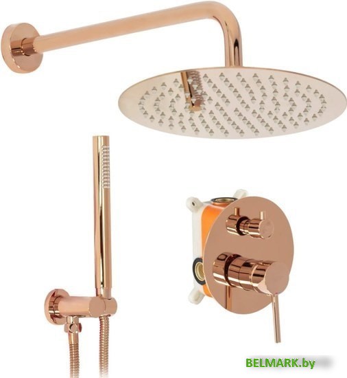 Душевая система Rea Lungo REA-P4111 (розовое золото) - фото