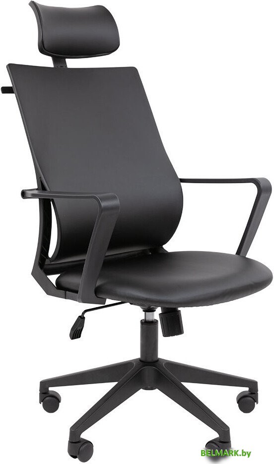 Офисное кресло CHAIRMAN 545 (экокожа черный) - фото