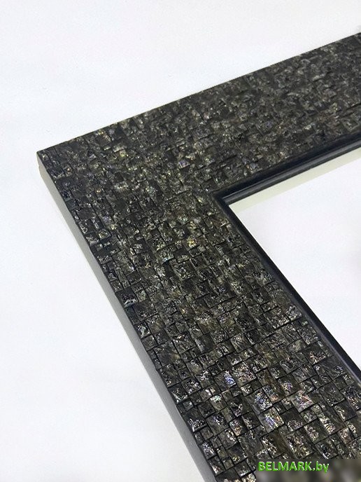 Зеркало Декарт Настенное в раме 8Л1671 (серый перламутр) - фото2