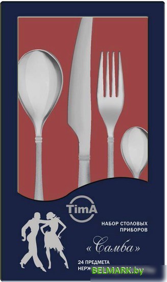 Набор столовых приборов TimA Самба 09041/SS (24 пр) - фото2