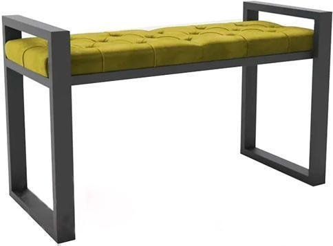 Банкетка Hype Mebel Бридж (черный/золото) - фото