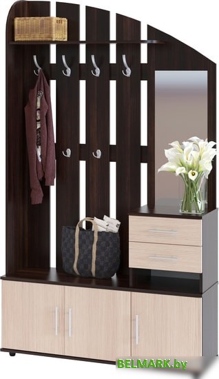 Стенка Сокол ВШ-2.2 (венге/беленый дуб) - фото