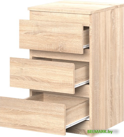 Тумба НК-Мебель Stern Т-9 3-я 72677833 (дуб сонома) - фото2