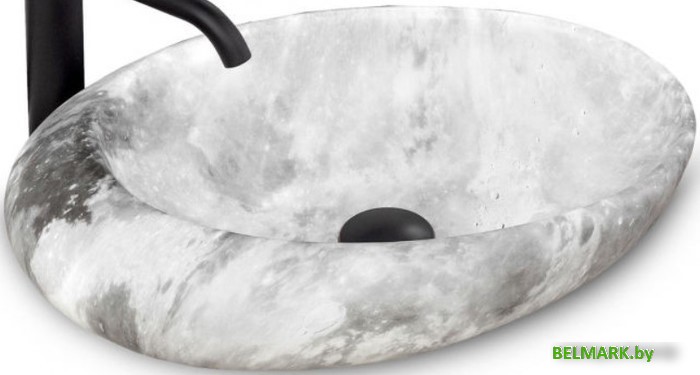 Умывальник Rea Roxy U6651 (светло-серый камень) - фото