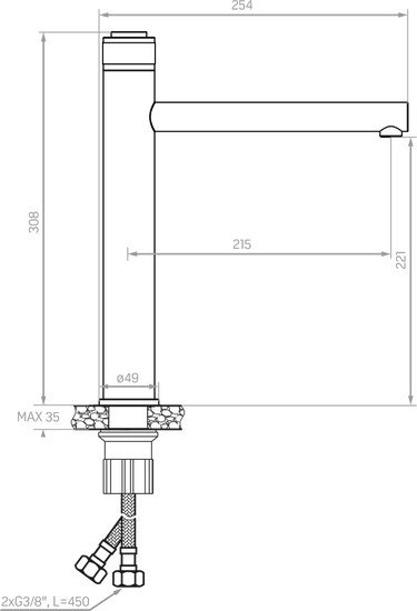 Смеситель Laveo Volumo BAV 02ND - фото2