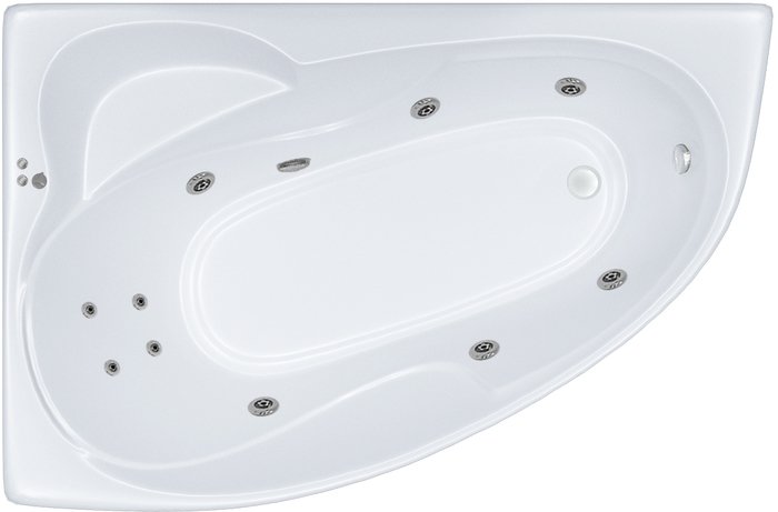 Ванна Triton Николь 160x100 R Стандарт Flat (с гидромассажем) - фото