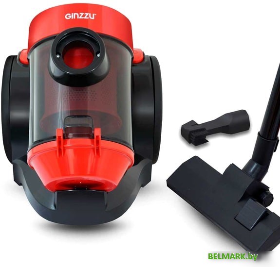 Пылесос Ginzzu VS427 (черный/красный) - фото2