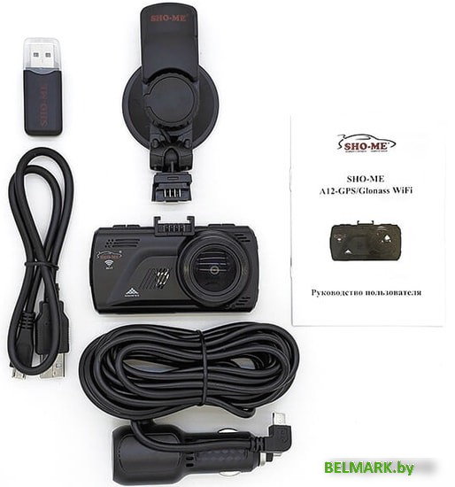 Автомобильный видеорегистратор Sho-Me A12-GPS/GLONASS WiFi - фото2