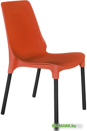 Стул Sheffilton SHT-S75 (красный/черный муар) - фото