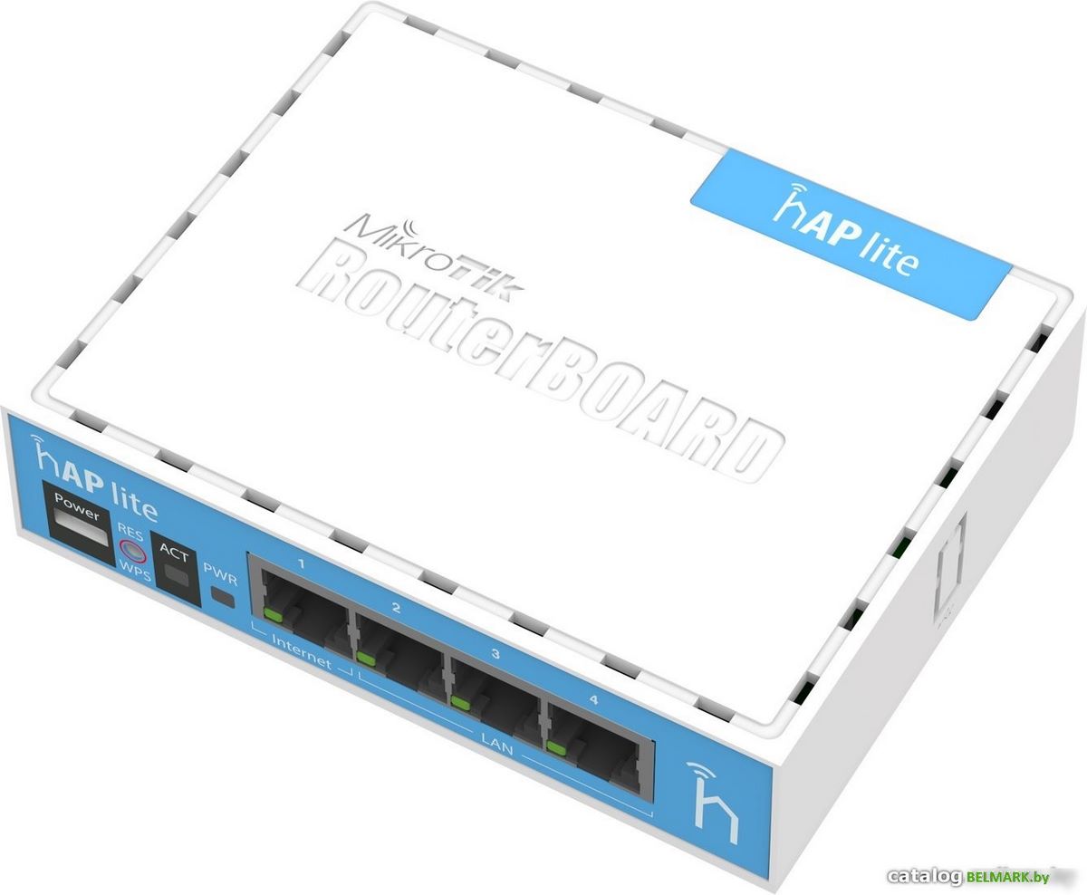 Wi-Fi роутер Mikrotik hAP lite (RB941-2nD) - фото
